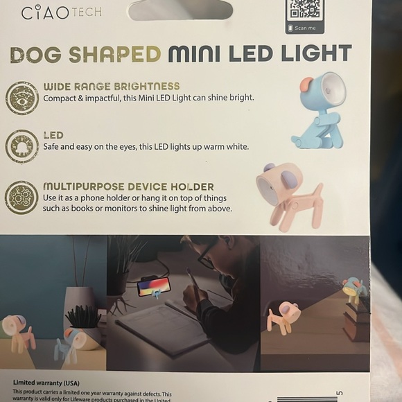 Mini dog led light & phone holder - Picture 3 of 4